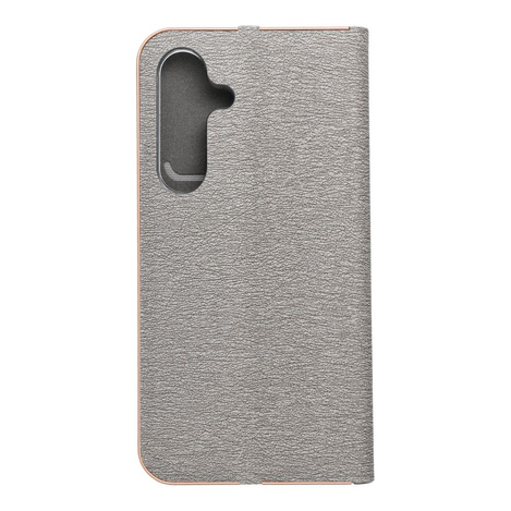 Kabura LUNA Book Gold do SAMSUNG S25 srebrny
