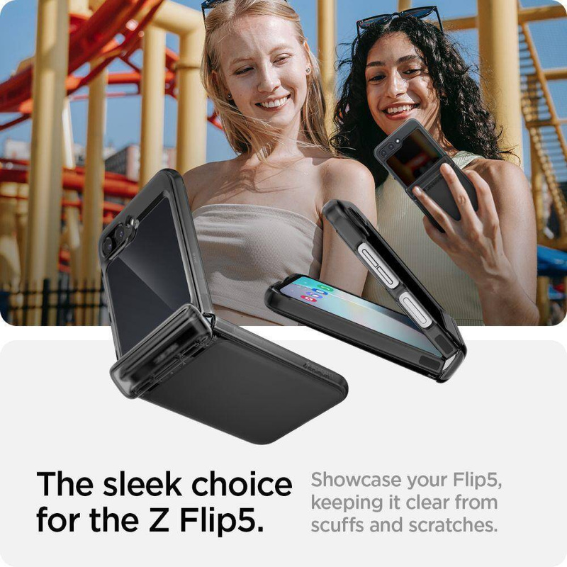 Spigen Thin Fit Pro Hülle für Samsung Galaxy Z Flip 5 – Grau