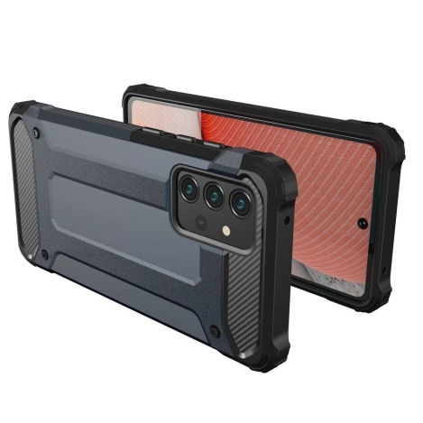 Hybrid Armor Case für Samsung Galaxy A56 - Silber