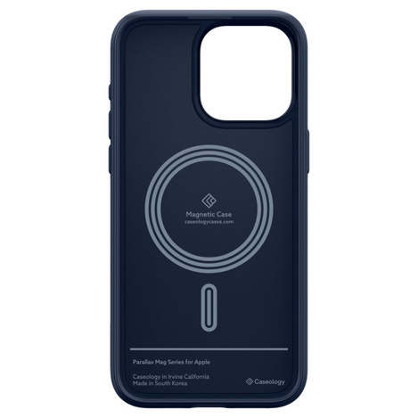 Case APPLE IPHONE 15 PRO MAX Caselogy Parallax Mag MagSafe navy blue