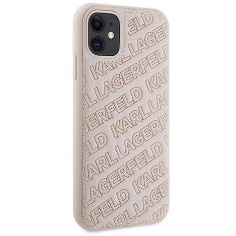 Oryginalne Etui KARL LAGERFELD Hardcase KLHCN61PQKPMP do iPhone 11 (Quilted K Pattern / różowy)