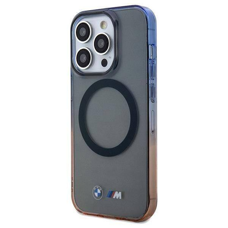 BMW Gradient Bumper MagSafe case for iPhone 15 Pro Max - gray