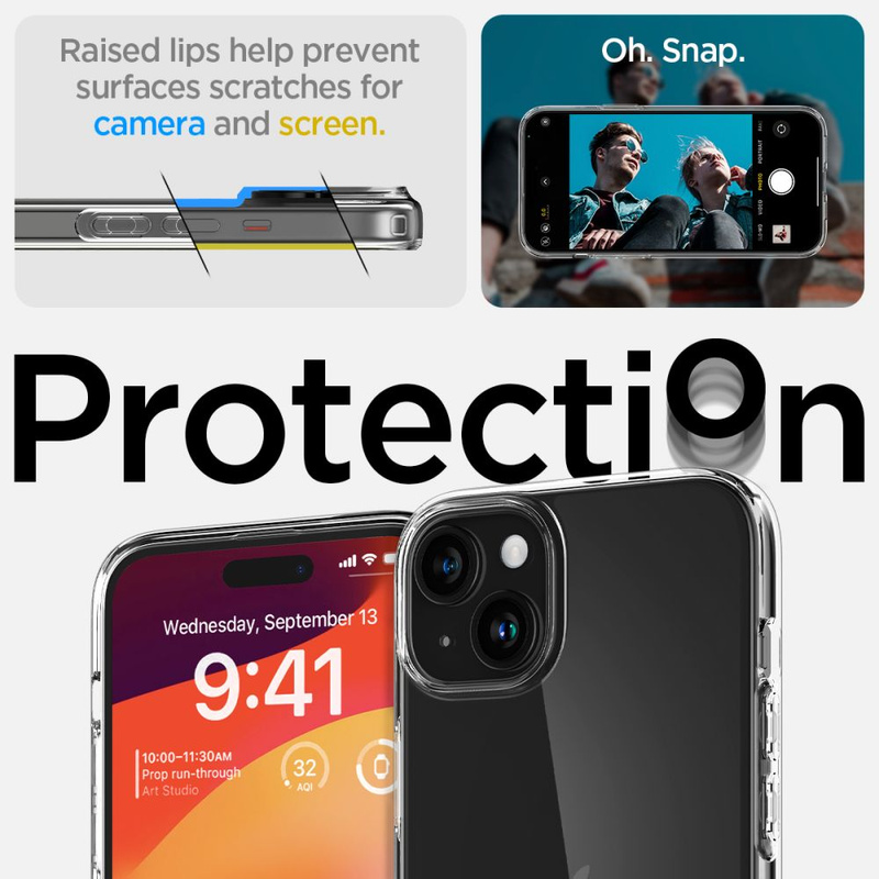 Spigen FLÜSSIGKRISTALL IPHONE 15 KRISTALLKLAR