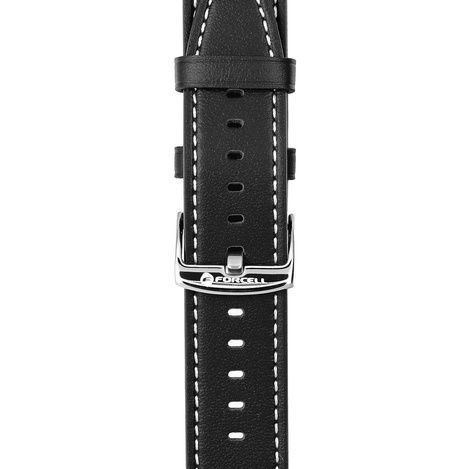 Pasek do Samsung Galaxy Watch Forcell F-Design FS21 skóra ekologiczna 20 mm czarny