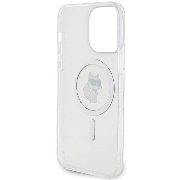 Karl Lagerfeld IML Choupette MagSafe Hülle für iPhone 15 Pro Max – transparent