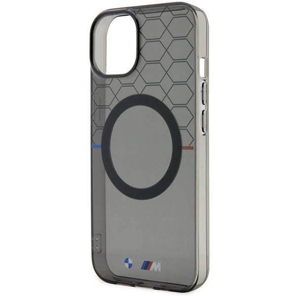 Case BMW BMHMP14SHGPK iPhone 14 6.1&quot; grey/grey Pattern MagSafe