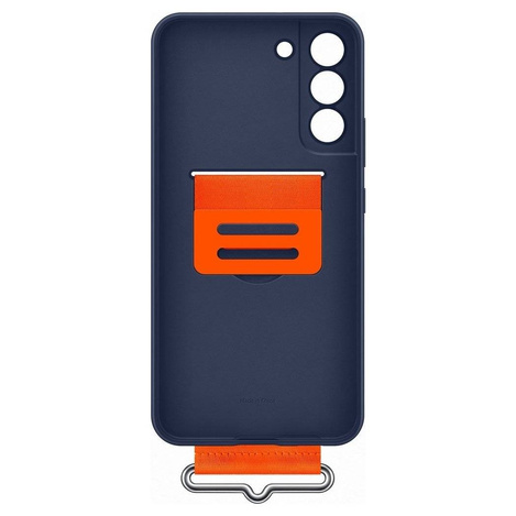 Samsung Silikonhülle Gummi Silikonhülle für Samsung Galaxy S22+ (S22 Plus) marineblau (EF-GS906TNEGWW)