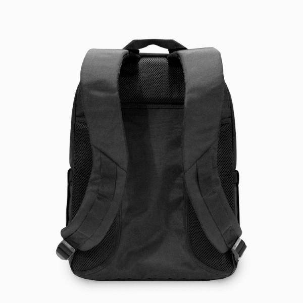 Backpack LAPTOP 16" BMW Carbon&Leather Tricolor (BMBP15SPCTFK) black