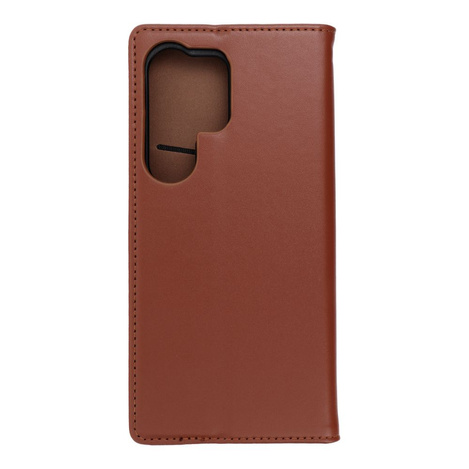 Kabura SMART PRO Book skórzana do SAMSUNG S25 Ultra brązowy
