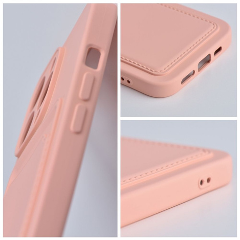 Futerał CARD CASE do SAMSUNG A25 5G różowy