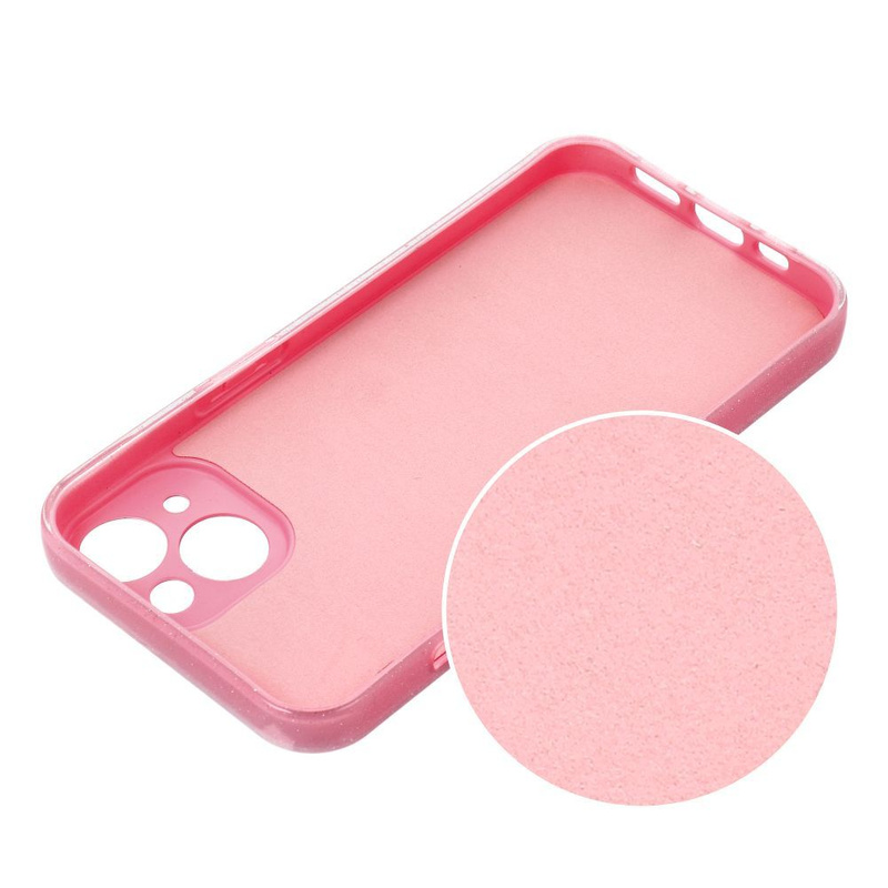 Futerał CLEAR CASE 2mm BLINK do IPHONE 15 PRO MAX różowy