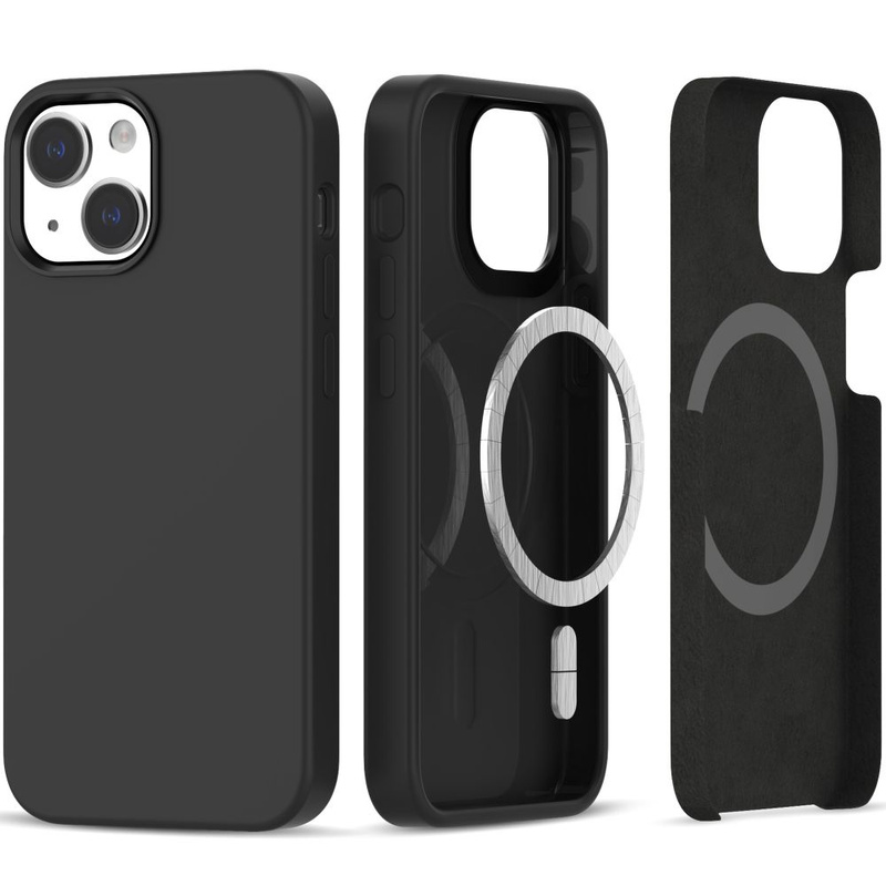 Schutzhülle IPHONE 13 / 14 Tech-Protect Silicone MagSafe schwarz