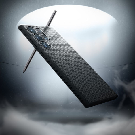 Spigen LIQUID AIR GALAXY S23 ULTRA MATT SCHWARZ