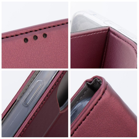 Kabura SMART MAGNETO do HONOR X6c burgundowy