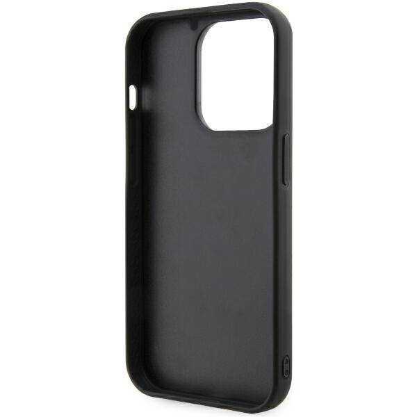 Karl Lagerfeld KLHCP14L3DRKHNK iPhone 14 Pro 6.1" schwarz/schwarz Hardcase Rubber Choupette 3D