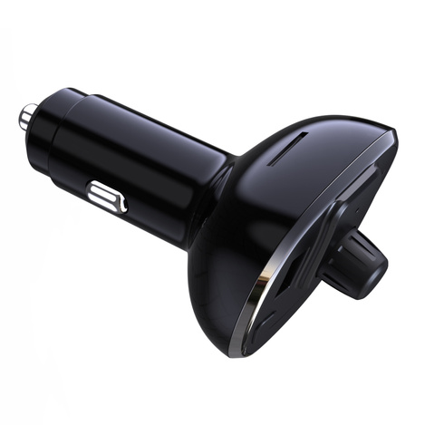 XO transmiter FM BCC05 Bluetooth MP3 ładowarka samochodowa 18W czarna
