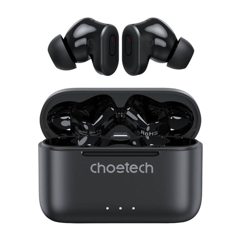 Słuchawki bezprzewodowe TWS Choetech BH-T15 ANC+ENC (czarne)