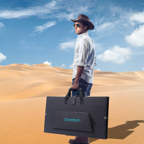 Choetech faltbares Solarladegerät 160W schwarz (SC010)