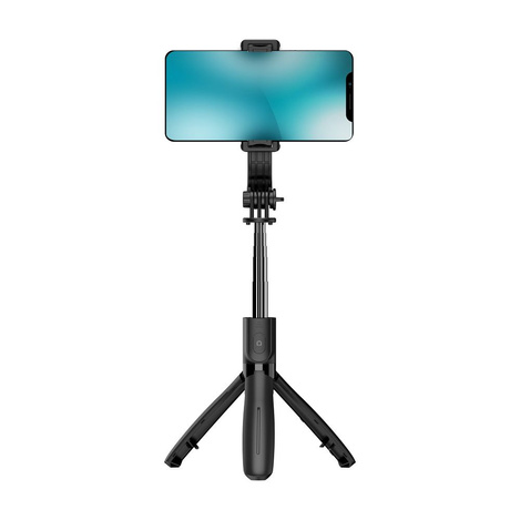 BLUE STAR uchwyt selfie z pilotem bezprzewodowym tripod L21 czarny