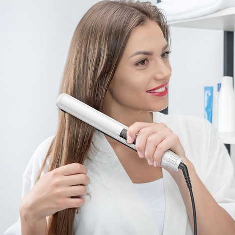 Prostownica do włosów Hoco DAR47 biała