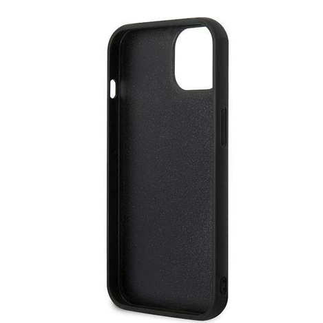 Karl Lagerfeld KLHCP13S3DKPK iPhone 13 mini 5,4&quot; schwarz / schwarzes Hardcase Ikonik Patch