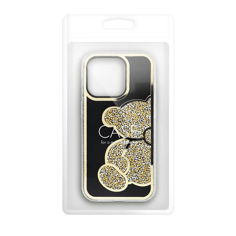Futerał TEDDY BEAR do IPHONE 14 Pro złoty