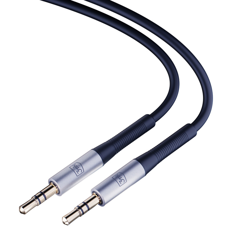 Kabel 3mk AUX minijack 3,5 mm - AUX minijack 3,5 mm