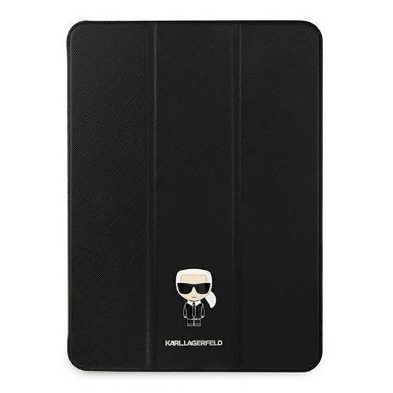 Original Case IPAD PRO 11" 2021 Karl Lagerfeld Book Cover Saffiano Karl Iconic (KLFC11OKMK) black