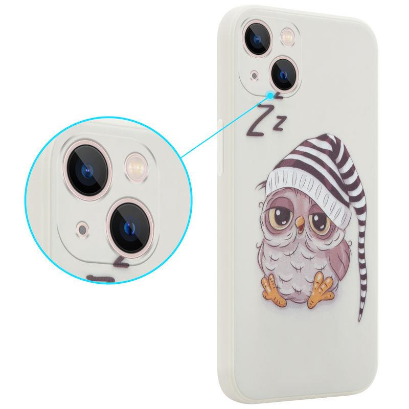 MX OWL SLEEPY IPHONE 11 PRO BEIGE / BEŻOWY