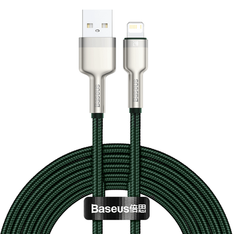 Baseus Cafule Series Metal Data Cable USB to IP 2.4A 2m Green