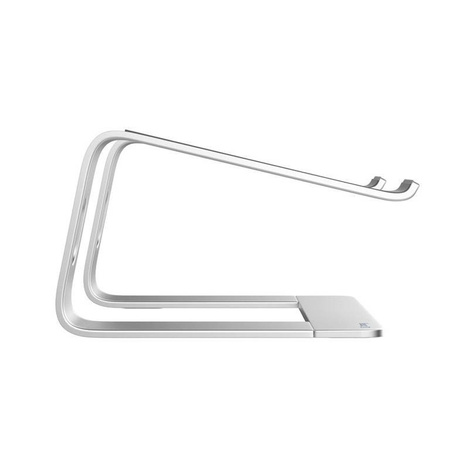 Crong AluBench – Aluminiowy stojak pod laptopa (srebrny)