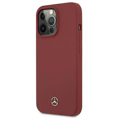 Mercedes MEHCP13XSILRE iPhone 13 Pro Max 6,7 &quot;rot / rote Hardcase-Silikonlinie