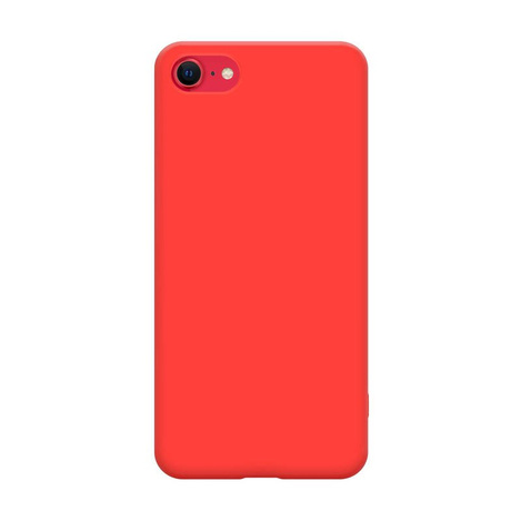 Crong Color Cover - Etui iPhone SE 2020 / 8 / 7 (czerwony)