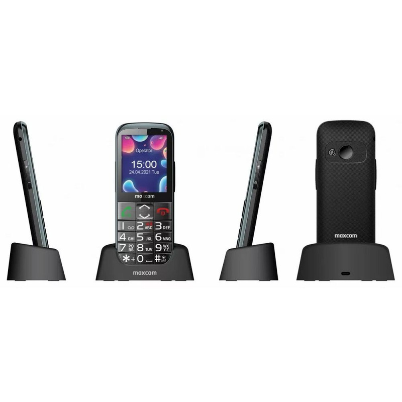 Telefon dla Seniora Maxcom Comfort MM724BB / czarny