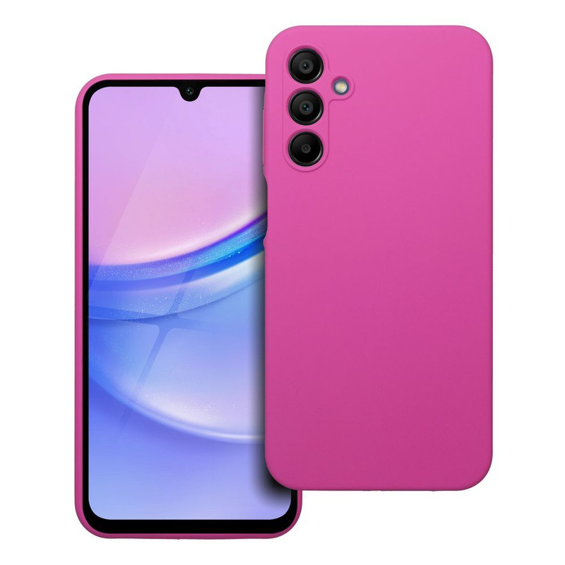 Futerał SILICONE 2mm do SAMSUNG A15 5G / A15 4G róż