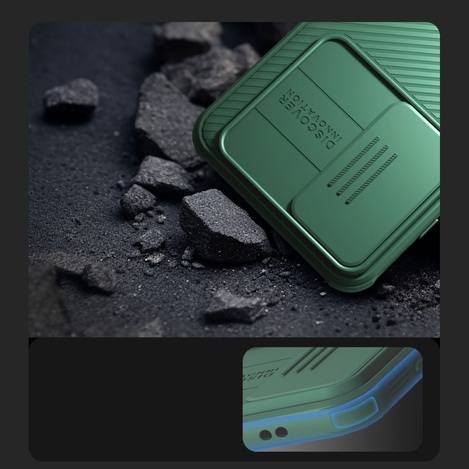 Nillkin CamShield Pro Panzerhülle mit Kameraabdeckung für Samsung Galaxy S24+ – Schwarz