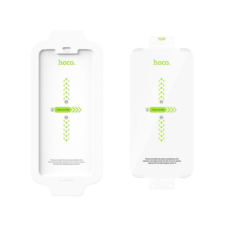 HOCO szkło hartowane kwarcowe Easy Stick HD FULL GLUE do Iphone 12 Pro Max ( 2 sztuki ) A22