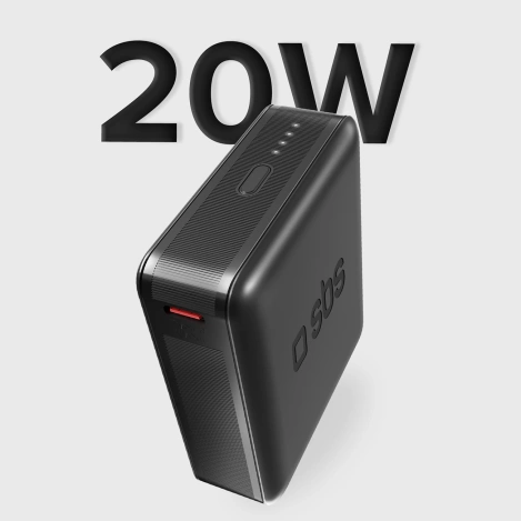 Powerbank SBS TEBB10000HDPD20K 10000 mAh with Power Delivery - black