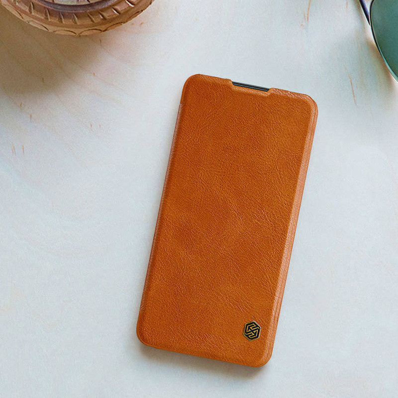 Nillkin Qin Case Case for Xiaomi Poco M4 Pro 5G Camera Protector Holster Cover Flip Cover Black