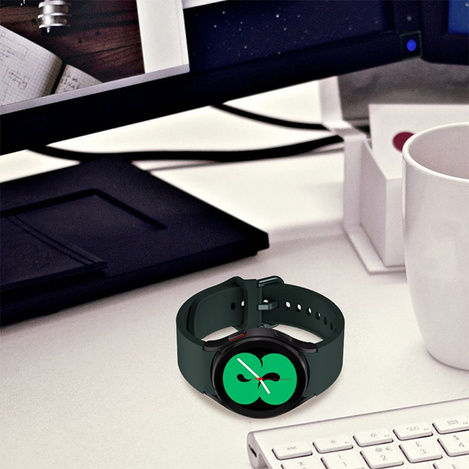 Pasek Tech-Protect Silicone do Samsung Galaxy Watch 4 / 5 / 5 Pro / 6 / 7 / FE - beżowy