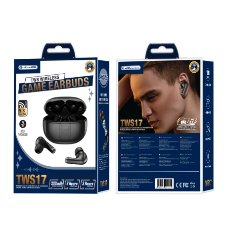 JELLICO wireless earphones TWS17 Black