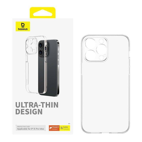 Schutzhülle APPLE IPHONE 15 PRO MAX Baseus OS-Lucent Series transparent