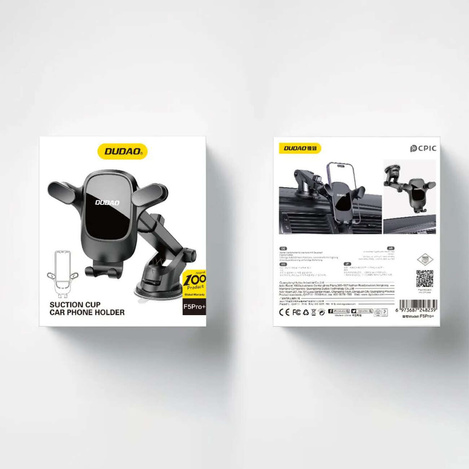 Car phone holder for Dudao F5Pro cockpit - black