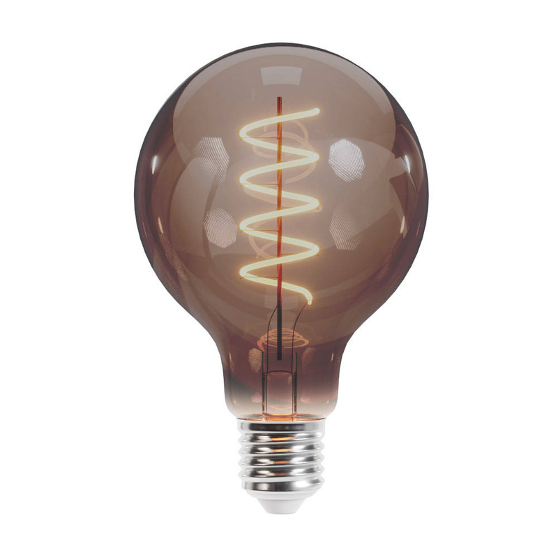 Żarówka LED Filament E27 G95 4W 230V 2000K 250lm SF dymiona Forever Light