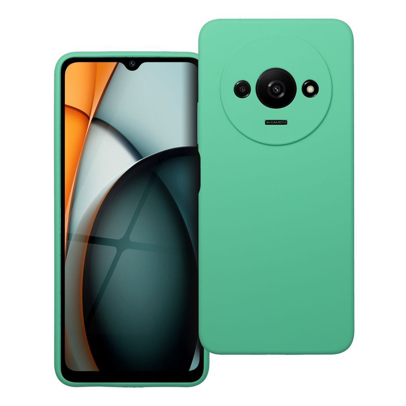 Futerał SILICONE 2mm do XIAOMI REDMI A3 4G miętowy