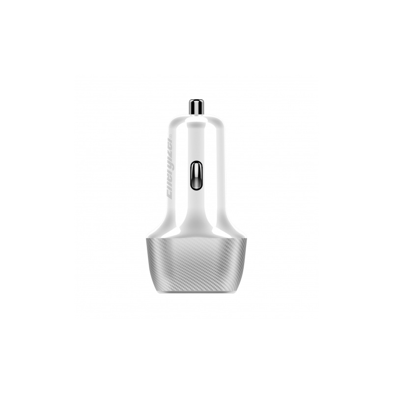 Energizer Ultimate - Ładowarka samochodowa USB-C & USB-A 38W PD + QC3.0 (Biały / Srebrny)