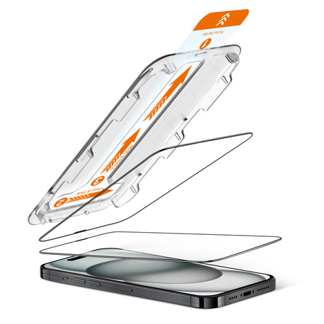 Crong EasyShield 2-Pack - Szkło hartowane iPhone 15 Plus (2 sztuki)
