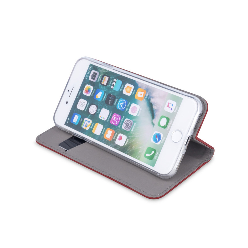 Etui Smart Magnetic do Samsung A35 5G burgundowe