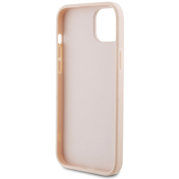 Karl Lagerfeld Quilted K Pattern Hülle für iPhone 15 Plus / 14 Plus – Rosa
