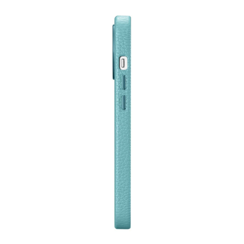 iCarer Litchi Premium Leather Case iPhone 14 Pro Magnetic Leather Case with MagSafe Green (WMI14220710-GN)